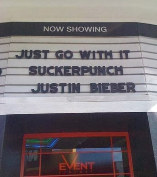 21 Funny Blockbuster Must See Movie Marquee Fails Team Ji