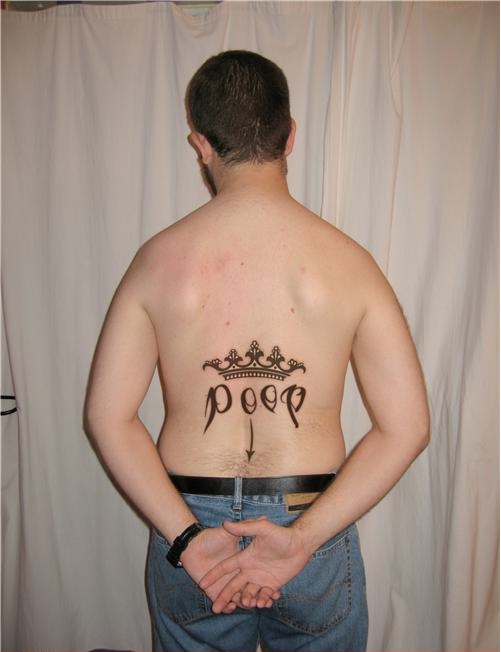 Bad Tattoos: #769 ...all hail the idiot! | Team Jimmy Joe