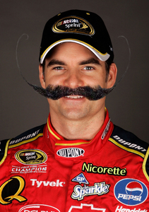 Jeff Gordon's Mustache - Various Styles Has Nascar Talking! 