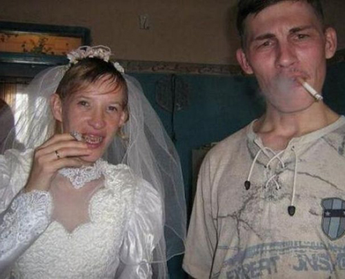 Bilderesultat for worst russian wedding pic