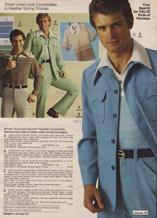 What do you think about 1970s polyester suits? Would you wear them? : r ...