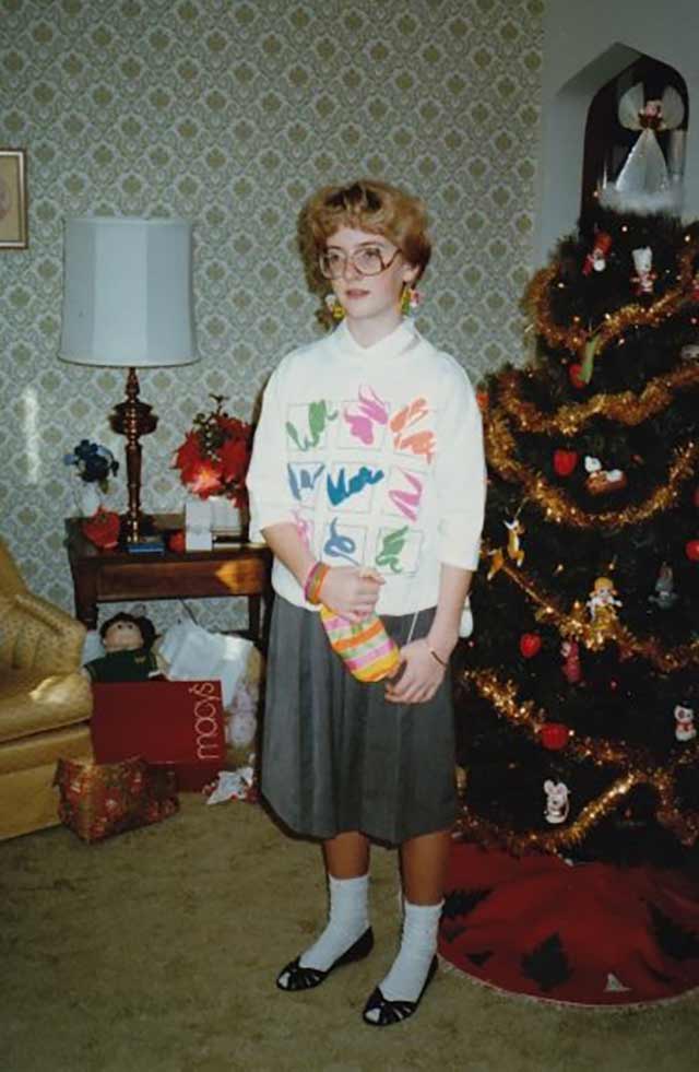 80s christmas outfit